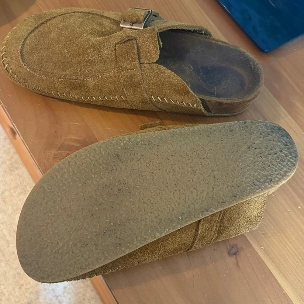 Re/Done Suede mules - Tan - Picture 3 of 4